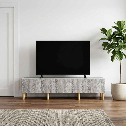TV-skåp 147 x 34,5 x 30 cm Grå Sonoma Konstruerat trä