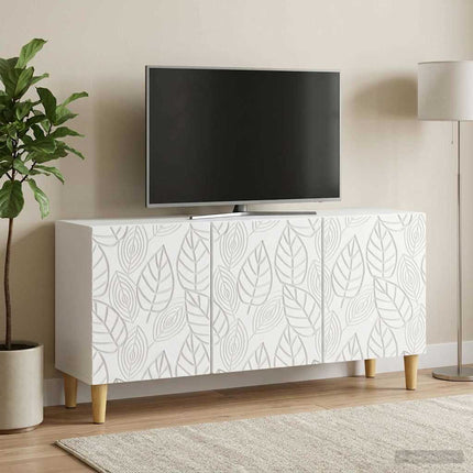 TV-skåp 99 x 34,5 x 50 cm Vit Konstruerat trä