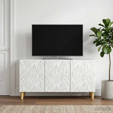 TV-skåp 99 x 34,5 x 50 cm Vit Konstruerat trä