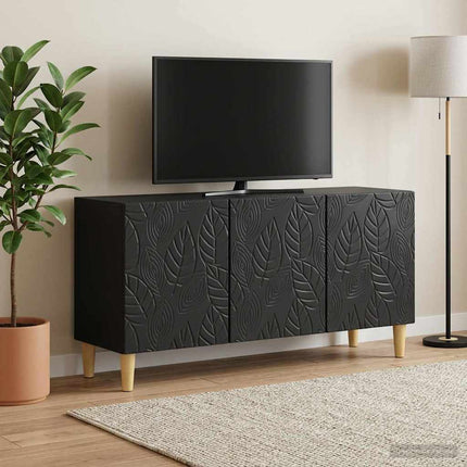 TV-skåp 99 x 34,5 x 50 cm Svart Konstruerat trä