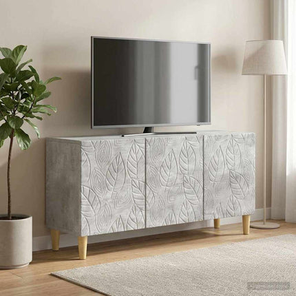TV-skåp 99 x 34,5 x 50 cm Betonggrå Konstruerat trä