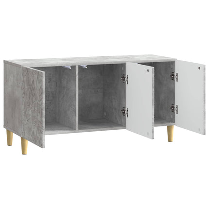 TV-skåp 99 x 34,5 x 50 cm Betonggrå Konstruerat trä