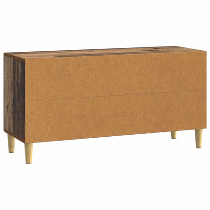 TV-skåp 99 x 34,5 x 50 cm Gammalt trä Konstruerat trä