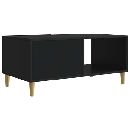 Kaffeebord Svart 90 x 50 x 40 cm Konstruerat trä