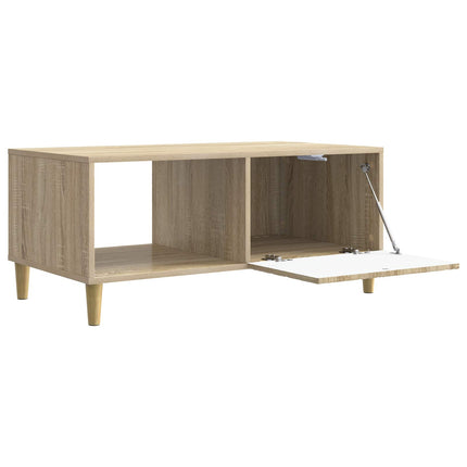 Kaffeebord Sonoma-ek 90 x 50 x 40 cm Konstruerat trä