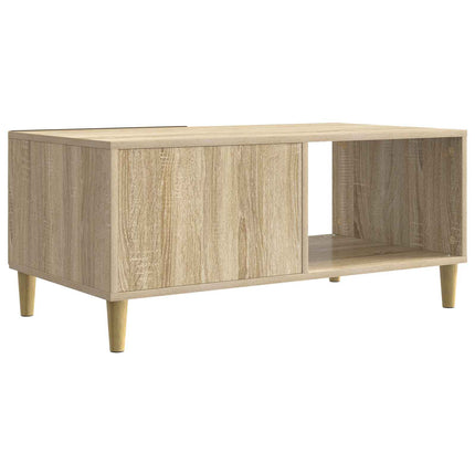 Kaffeebord Sonoma-ek 90 x 50 x 40 cm Konstruerat trä