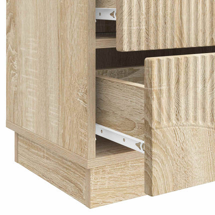 Nattduksbord Sonoma-ek 43 x 34,5 x 44,5 cm Konstruerat trä