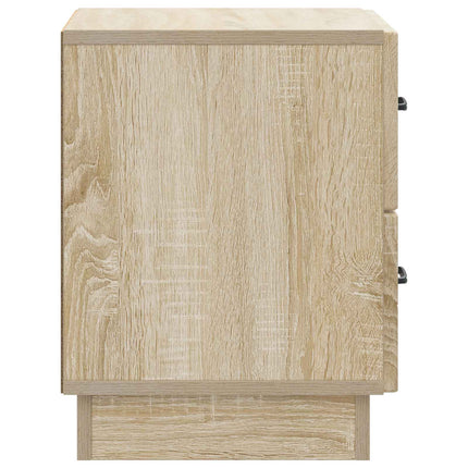 Nattduksbord med låda 2 pcs Sonoma-ek 43 x 34,5 x 44,5 cm