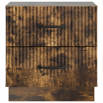 Nattduksbord Rökt ek 43 x 34,5 x 44,5 cm Konstruerat trä