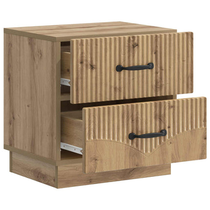 Nattduksbord Artisan-ek 43 x 34,5 x 44,5 cm Konstruerat trä