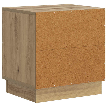 Nattduksbord med låda 2 pcs Artisan-ek 43 x 34,5 x 44,5 cm