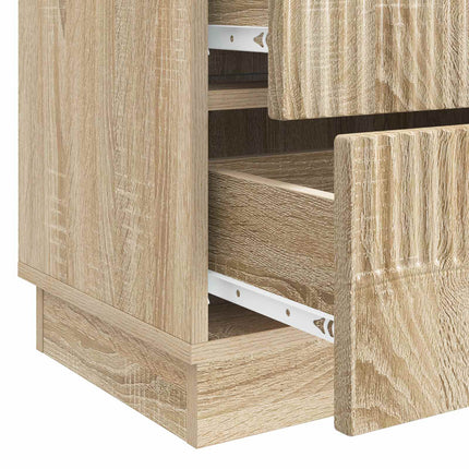 Nattduksbord Sonoma-ek 62 x 34,5 x 44,5 cm Konstruerat trä