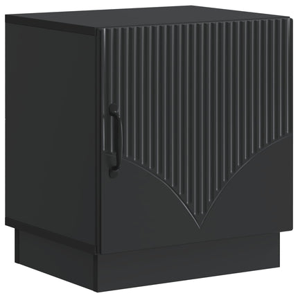 Sängbord 2 pcs Svart 43 x 34,5 x 47 cm Konstruerat trä