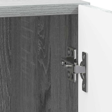 Sängbord 2 pcs Grå Sonoma 43 x 34,5 x 47 cm Konstruerat trä