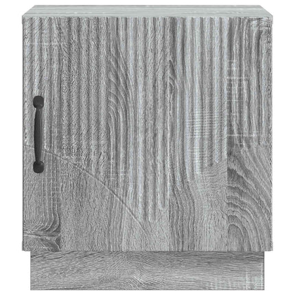 Sängbord 2 pcs Grå Sonoma 43 x 34,5 x 47 cm Konstruerat trä