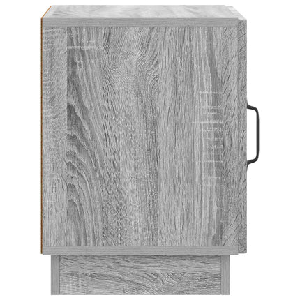 Sängbord 2 pcs Grå Sonoma 43 x 34,5 x 47 cm Konstruerat trä