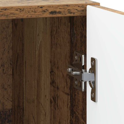 Sängbord 2 pcs Gammalt trä 43 x 34,5 x 47 cm Konstruerat trä