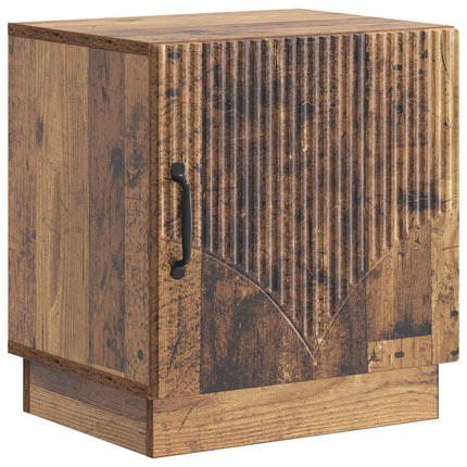 Sängbord 2 pcs Gammalt trä 43 x 34,5 x 47 cm Konstruerat trä