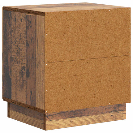 Sängbord 2 pcs Gammalt trä 43 x 34,5 x 47 cm Konstruerat trä