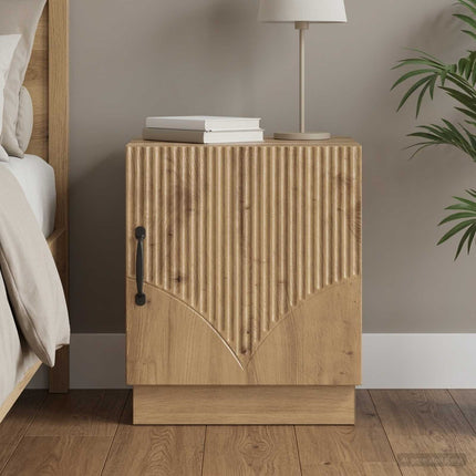 Sängbord Artisan-ek 43 x 34,5 x 47 cm Konstruerat trä