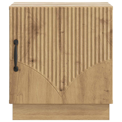 Sängbord 2 pcs Artisan-ek 43 x 34,5 x 47 cm Konstruerat trä