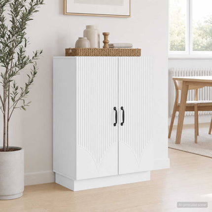 Sideboard Vit 66 x 34,5 x 87 cm Konstruerat trä