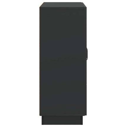 Sideboard Svart 66 x 34,5 x 87 cm Konstruerat trä