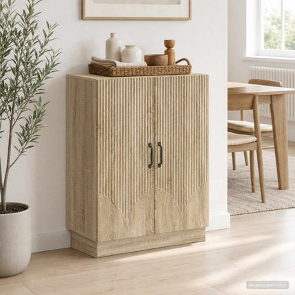 Sideboard Sonoma-ek 66 x 34,5 x 87 cm Konstruerat trä