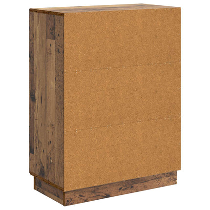 Sideboard Gammalt trä 66 x 34,5 x 87 cm Konstruerat trä