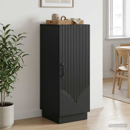 Sideboard Svart 33 x 34,5 x 87 cm Konstruerat trä