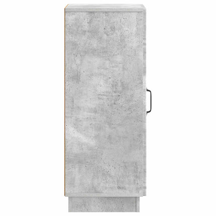 Sideboard Betonggrå 33 x 34,5 x 87 cm Konstruerat trä