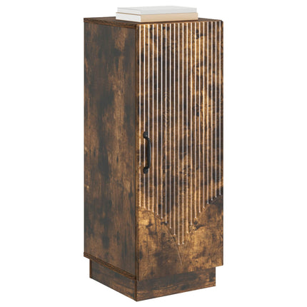 Sideboard Rökt ek 33 x 34,5 x 87 cm Konstruerat trä