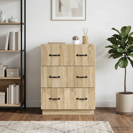 Lådans skåp Sonoma-ek 66 x 34,5 x 87 cm Konstruerat trä