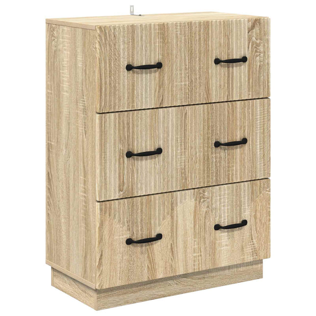 Lådans skåp Sonoma-ek 66 x 34,5 x 87 cm Konstruerat trä