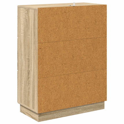 Lådans skåp Sonoma-ek 66 x 34,5 x 87 cm Konstruerat trä