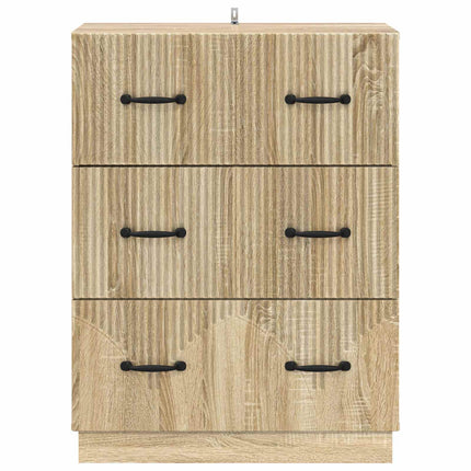 Lådans skåp Sonoma-ek 66 x 34,5 x 87 cm Konstruerat trä