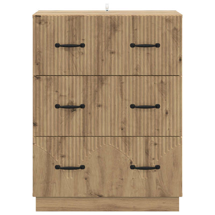 Lådans skåp Artisan-ek 66 x 34,5 x 87 cm Konstruerat trä