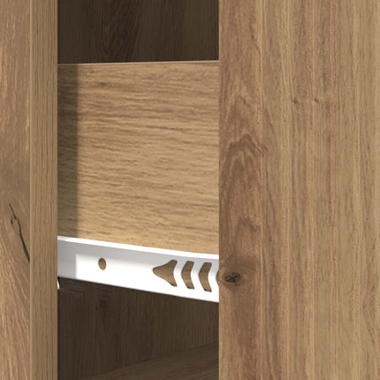 Lådans skåp Artisan-ek 33 x 34,5 x 87 cm Konstruerat trä