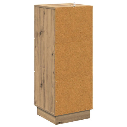 Lådans skåp Artisan-ek 33 x 34,5 x 87 cm Konstruerat trä