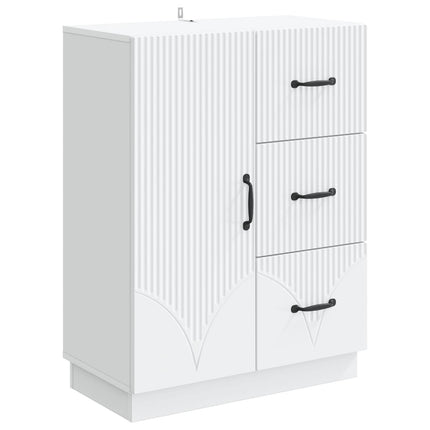 Sideboard Vit 66 x 34,5 x 87 cm Konstruerat trä
