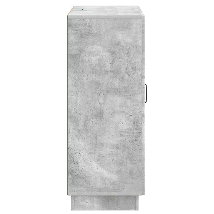 Sideboard med låda Betonggrå 66 x 34,5 x 87 cm Konstruerat trä