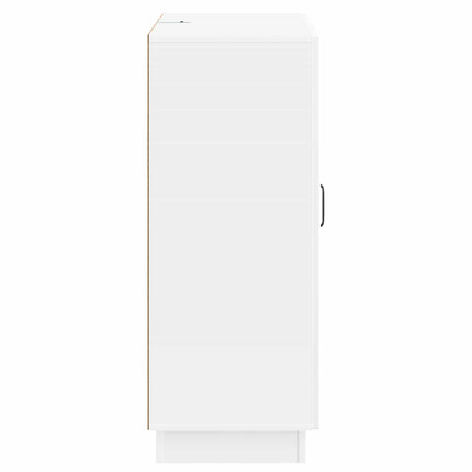 Sideboard Vit högglans 66 x 34,5 x 87 cm Konstruerat trä
