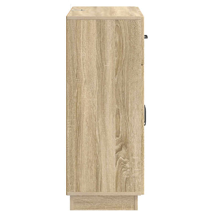 Sideboard med låda Sonoma-ek 66 x 34,5 x 87 cm Konstruerat trä
