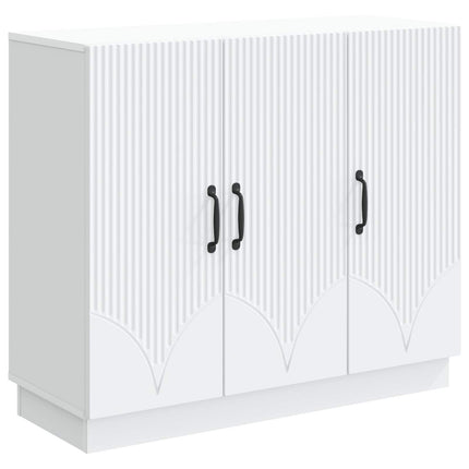 Sideboard Vit 89 x 34,5 x 77 cm Konstruerat trä
