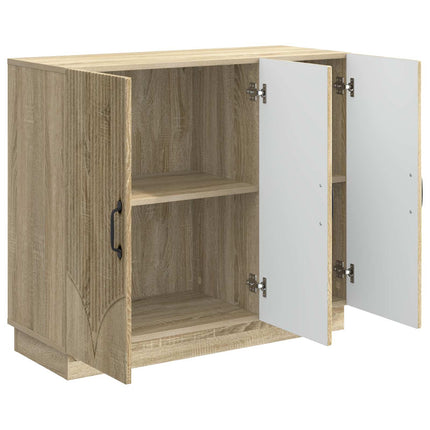 Sideboard Sonoma-ek 89 x 34,5 x 77 cm Konstruerat trä