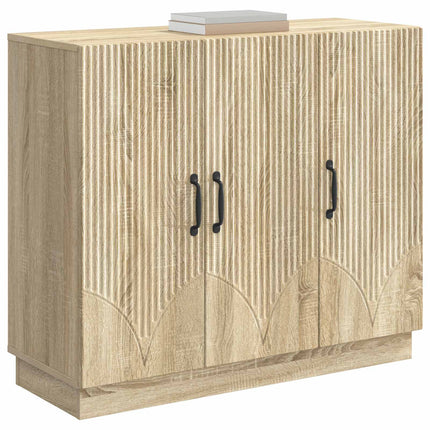 Sideboard Sonoma-ek 89 x 34,5 x 77 cm Konstruerat trä