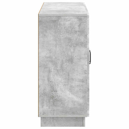 Sideboard Betonggrå 89 x 34,5 x 77 cm Konstruerat trä