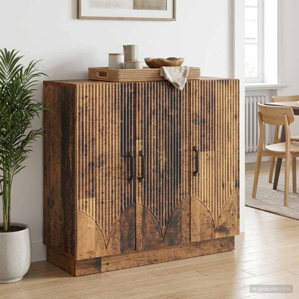Sideboard Gammalt trä 89 x 34,5 x 77 cm Konstruerat trä