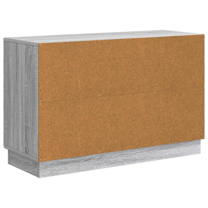 Sideboard Grå sonoma-ek 89 x 34,5 x 57 cm Konstruerat trä