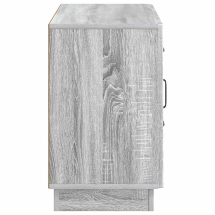 Sideboard Grå sonoma-ek 89 x 34,5 x 57 cm Konstruerat trä